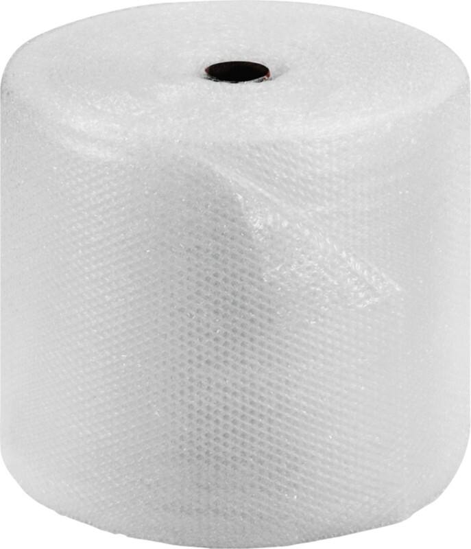 RAJA Luftpolsterfolie 500 mm (B) x 100 m (L) Transparent Recycelt 80% 2 Stück