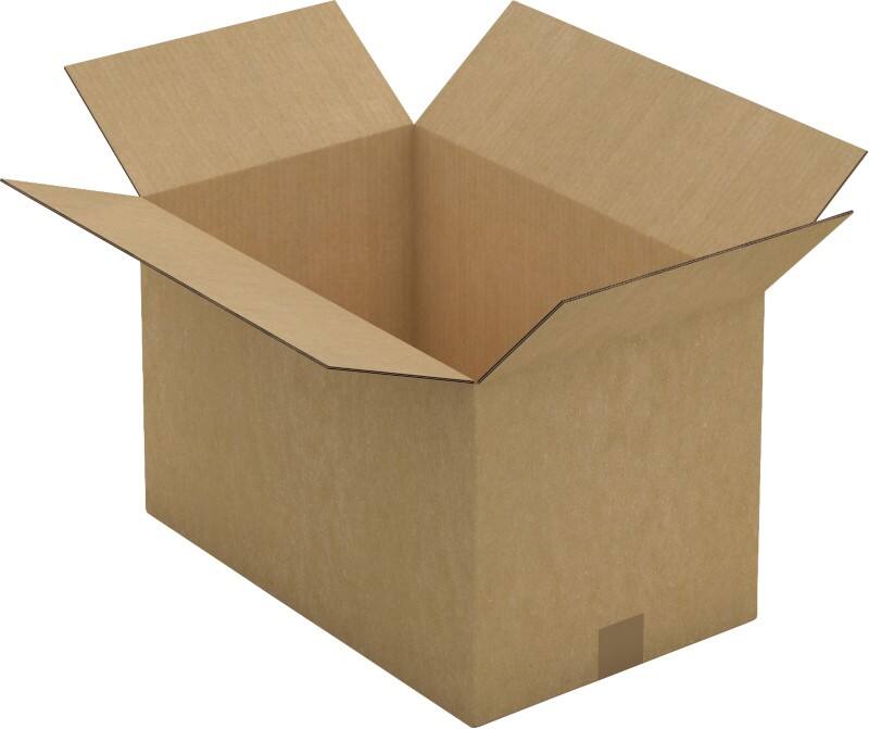 RAJA Versandkarton 2-wellig Pappe 310 (B) x 310 (T) x 500 (H) mm Braun 15 Stück