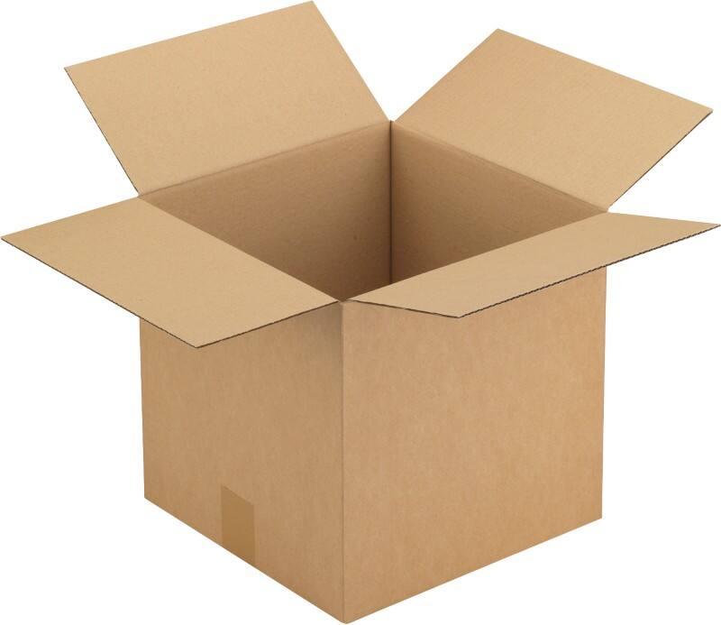 RAJA Versandkarton 1-wellig Pappe 300 (B) x 300 (T) x 300 (H) mm Braun 25 Stück