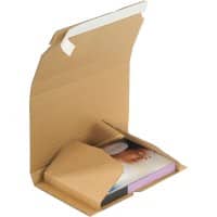 RAJA Buchkarton 1-wellig Pappe 150 (B) x 210 (H) mm Braun 25 Stück