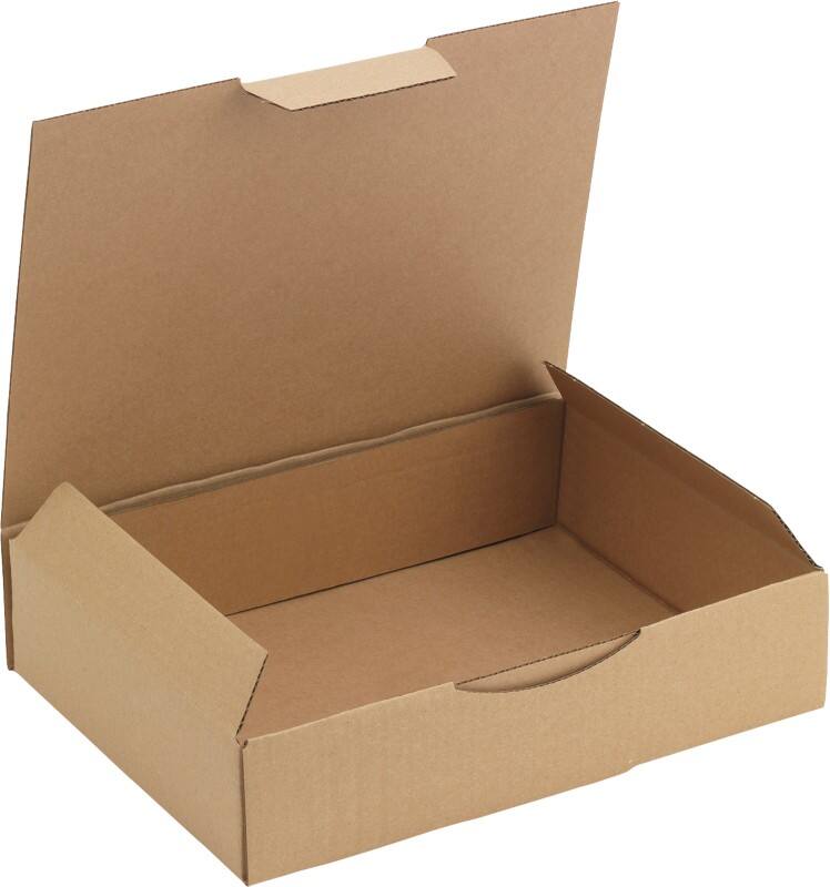 RAJA Versandkarton 1-wellig Pappe 215 (B) x 70 (T) x 310 (H) mm Braun 50 Stück
