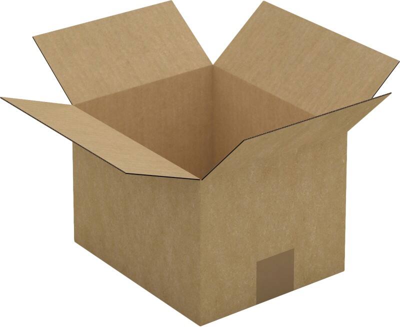 RAJA Versandkarton 1-wellig Pappe Braun 25 Stück