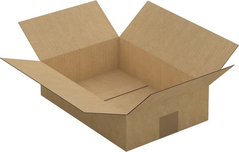 RAJA Versandkarton 1-wellig Pappe 215 (B) x 80 (T) x 310 (H) mm Braun 25 Stück