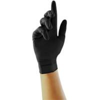 PRO.TECT Einweghandschuhe Nitril Ungepudert Extra Large (XL) Schwarz 100 Stück