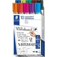 STAEDTLER Whiteboard-Marker Rundspitze Färbig sortiert 10 Stück