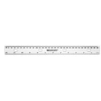 Westcott Lineal E-10140 00 Transparent PS (Polystyrol) 30 cm