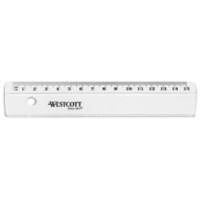 Westcott Lineal E-10150 BP Transparent PS (Polystyrol) 15 cm