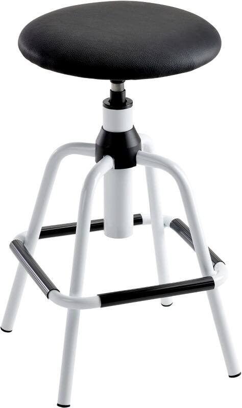 mayer sitzmöbel 1202 Drehhocker Stoff Schwarz 340 x 340 x 750 mm