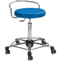 mayer sitzmöbel Drehhocker Stoff Blau