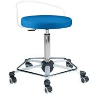mayer sitzmöbel Drehhocker Stoff Blau