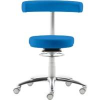 mayer sitzmöbel Drehhocker Stoff Blau