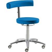 mayer sitzmöbel Drehhocker Stoff Blau