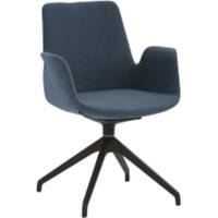 mayer sitzmöbel Sessel Blau-meliert, Schwarz Polyester