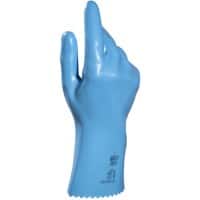 Mapa Professional Type B 300 Nicht Einweg Chemikalienschutzhandschuhe Latex Ungepudert Größe 9 Blau 2 Handschuhe