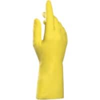 Mapa Professional Vital 124 Nicht Einweg Reinigungshandschuhe Latex Ungepudert Medium (M) Gelb 2 Handschuhe