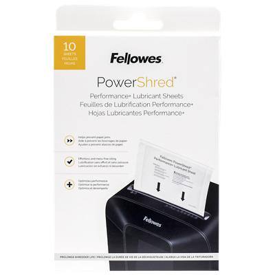 Fellowes Powershred Ölpapier für Cross-Cut-, Mini-Cut- und Micro-Cut-Aktenvernichter 10 Stück