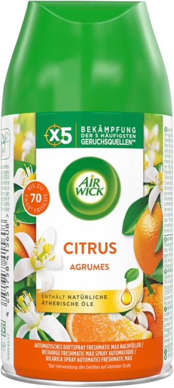 Air Wick Freshmatic Max Spray Base Frag Nachfüllpackungen Zitrus