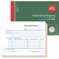 OMEGA Arbeitsbestätigung DIN A5 Perforiert 5 Stück à 3x50 Blatt