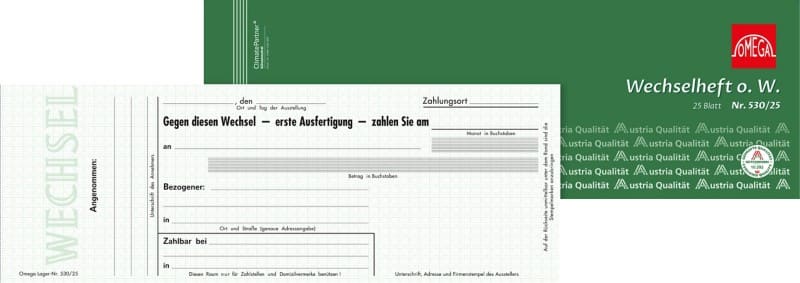 OMEGA Wechselheft Spezial Perforiert 10 Stück à 3x50 Blatt