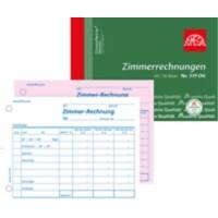 OMEGA Liniert Zimmerrechnungsbuch DIN A6 10 Stück à 2x50 Blatt