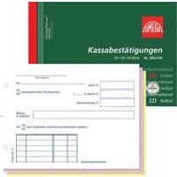 OMEGA Kassabestätigung DIN A6 Perforiert 10 Stück à 3x50 Blatt