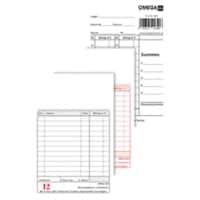 OMEGA Kassenblock 100 x 150 mm Perforiert 10 Stück à 2x50 Blatt