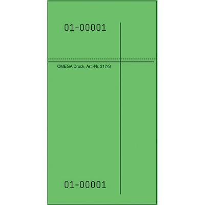 OMEGA Kellnerblock Spezial 14 x 1 x 7,5 cm Grün 10 Stück
