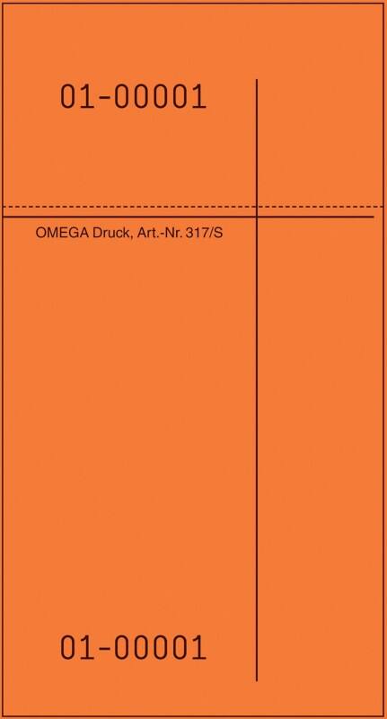 OMEGA Kellnerblock Spezial 14 x 1 x 7,5 cm Orange 10 Stück