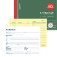 OMEGA Fahrtenbuch DIN A5 Liniert 21 x 0,9 x 14,8 cm Weiß 5 Stück à 80 Blatt