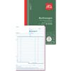 OMEGA Rechnungsbuch Weiß Liniert Perforiert DIN A5 14,8 x 0,9 x 21 cm 5 Stück à 2x50 Blatt