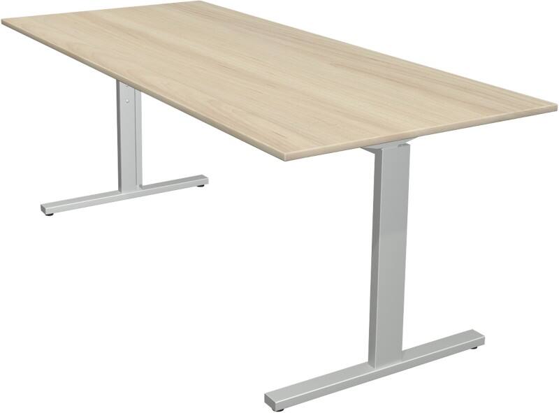 Kerkmann Form 2 Schreibtisch Rechteckig Ahorn T-Fuß 1.800 (B) x 800 (T) x 820 (H) mm