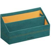Rhodia Briefhalter 194610C Kunstleder Pfauengrün 25 (B) x 10 (T) x 14 (H) cm