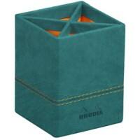 Rhodia Stifthalter 194532C Kunstleder Pfauengrün 8 (B) x 8 (T) x 11 (H) cm