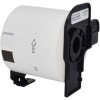QL Etikettenrolle Kompatibel Brother DK-11202 5BR11202 haftend Schwarz auf Weiß 62 x 100 mm 300 Etiketten