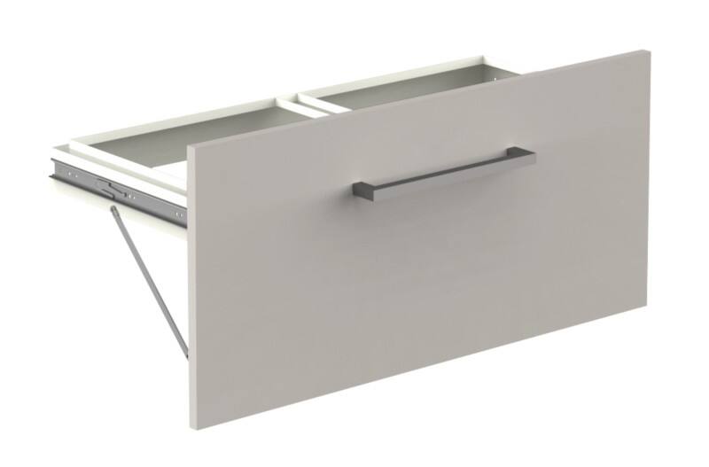 Kerkmann Form 4 Holz 13454011 Schubladeneinsatz 700 x 265 x 300 mm Hellgrau
