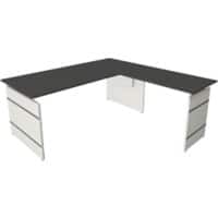 Kerkmann Sitz-Stehschreibtisch Form 4 L-Förmig Höhenverstellbar 1800 x 1800 x 760 mm