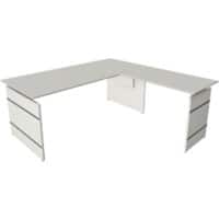 Kerkmann Sitz-Stehschreibtisch Form 4 L-Förmig Höhenverstellbar 1800 x 1800 x 760 mm