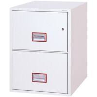 Phoenix World Class Vertical Fire File Aktenschrank FS2272K Schlüssel Weiß 570 x 700 x 765 mm