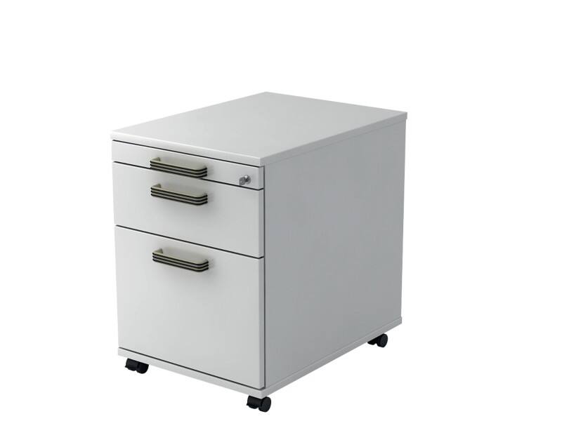 Hammerbacher Rollcontainer 2 Schübe abschließbar 428 x 580 x 590 mm