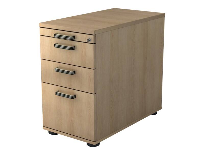 Hammerbacher Standcontainer VSC40/E/E/SG Eiche 428 x 800 x 760 mm