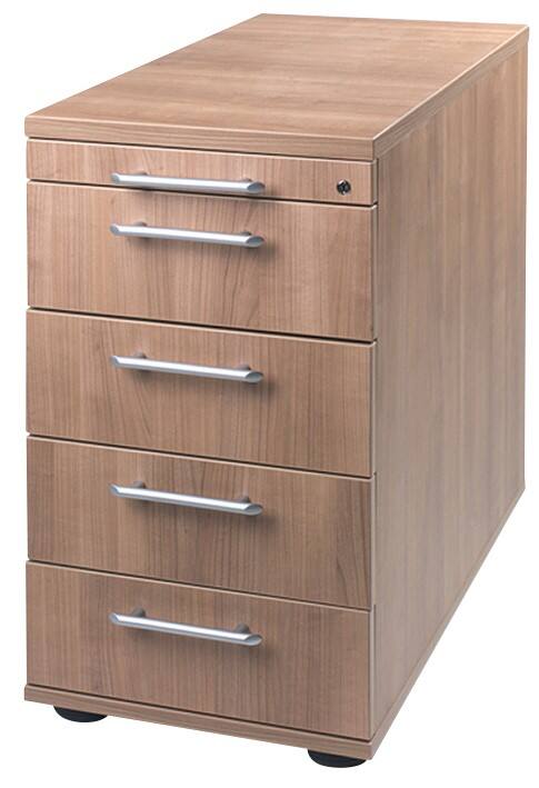 Hammerbacher Standcontainer SC53/N Nussbaum 428 x 800 x 760 mm