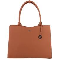 SOCHA Laptoptasche 14" Kunstleder Cognac 39 x 12 x 29 cm