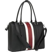 SOCHA Laptoptasche 17,3" Kunstleder Schwarz 44 x 14 x 32 cm