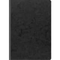 BRUNNEN Notizbuch DIN A4 Kariert Softcover Schwarz Nicht perforiert 192 Seiten 96 Blatt