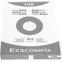 Exacompta Karteikarten 13206E A4 Weiß 21,3 x 30 x 2,5 cm 10 Stück