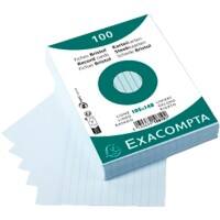 Exacompta Karteikarten 10819SE A6 Himmelblau 10,7 x 15 x 2,5 cm 20 Stück