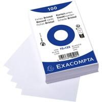 Exacompta Karteikarten 10501E Weiß 7,9 x 12,9 x 2,5 cm 20 Stück