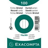 Exacompta Karteikarten 10800SE A7 Weiß 7,4 x 10,5 x 2,3 cm 40 Stück