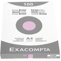 Exacompta Karteikarten 13236E A4 Rosa 21,3 x 30 x 2,5 cm