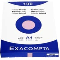 Exacompta Karteikarten 13336E A4 Rosa 21,3 x 30 x 2,5 cm